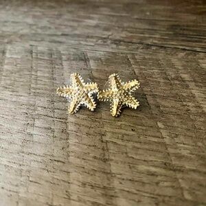 Kate Spade Gold Starfish Earrings